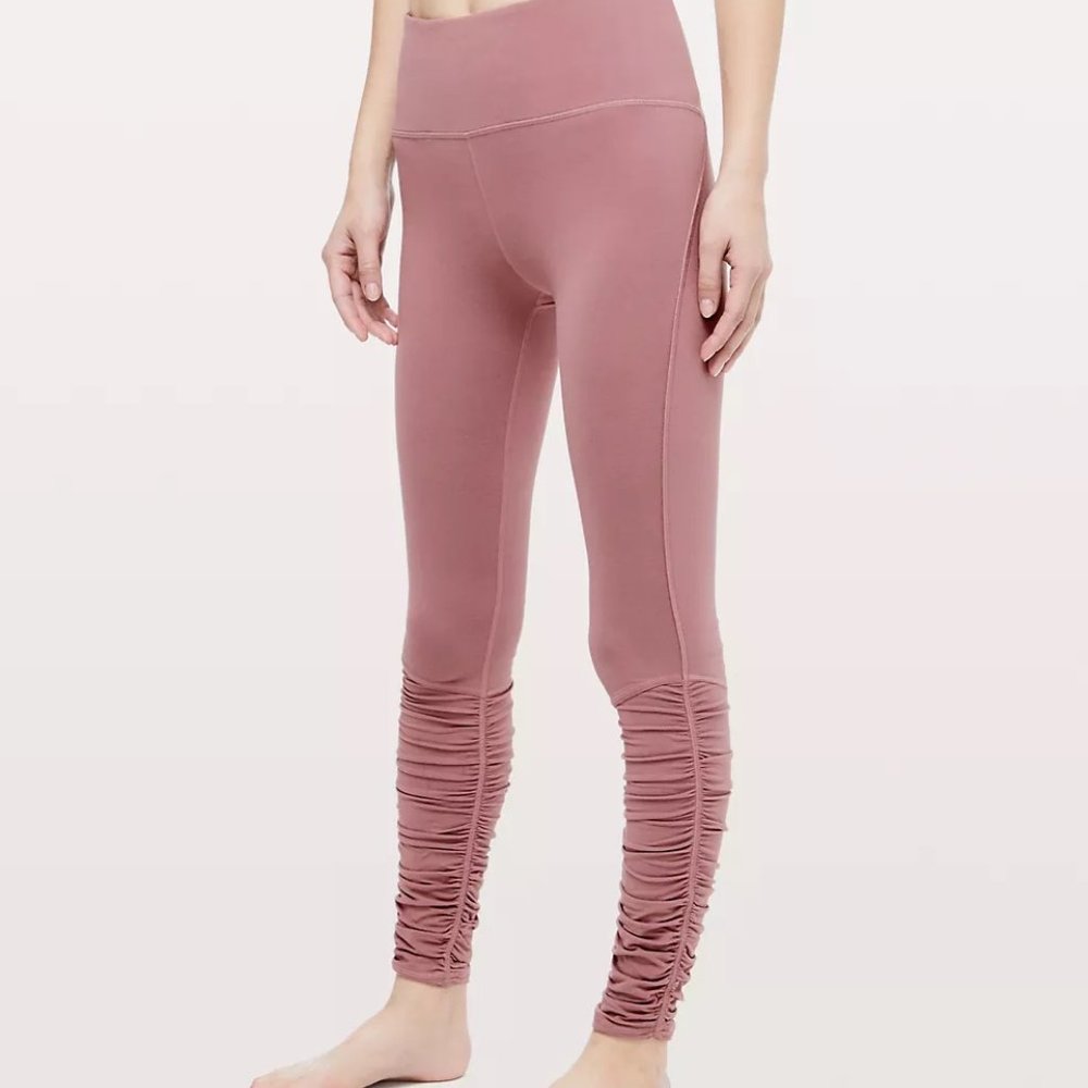 GUC: $108 LULULEMON “Ready to Rulu” High-Rise Tight 28", Spanish Rose pink, Sz 6